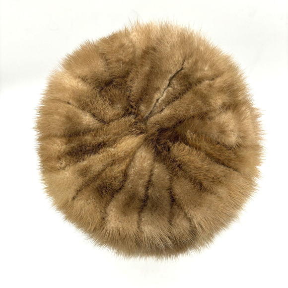 Vintage 60s Betmar Brown Genuine Fur Suede Bow Pillbox Hat USA Union Made main image 7
